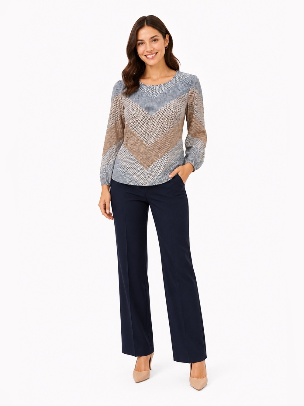The Limited Geometric Blouse